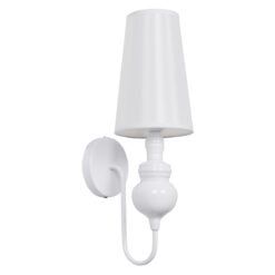 Alternative view of GLOBOSTAR® LAURA 01499 Μοντέρνο Φωτιστικό Τοίχου - Απλίκα με Ντουί 1 x E27 AC 220-240V IP20 - Λευκό - Μ21 x Π15 x Y48cm