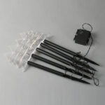 ΣΕΙΡΑ, 5 LED 3mm, 5 ΔΕΝΤΡΑ ΜΕ ΡΑΒΔΙ ΓΙΑ ΕΔΑΦΟΣ 37cm, ΗΛΙΑΚΟ ΣΥΛΛΕΚΤΗ ΜΕ ΑΙΣΘΗΤΗΡΑ ΦΩΤΟΣ, ΜΑΥΡΟ PVC ΚΑΛΩΔΙΟ, ΘΕΡΜΟ ΛΕΥΚΟ LED ΑΝΑ 35cm, ΠΡΟΕΚΤΑΣΗ ΠΑΡΟΧΗΣ 2m, IP44 EUROLAMP 600-04450