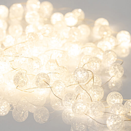 ΣΕΙΡΑ, 100 MINI LED, ΑΚΡΥΛΙΚΕΣ ΜΠΑΛΙΤΣΕΣ Φ2cm, 4.5V ΜΕΤΑΣΧΗΜΑΤΙΣΤΗ, ΣΤΑΘΕΡΟ, ΑΣΗΜΙ ΧΑΛΚΙΝΟ ΚΑΛΩΔΙΟ, DAYLIGHT LED ΑΝΑ 5cm, ΠΡΟΕΚΤΑΣΗ ΠΑΡΟΧΗΣ 3m, IP44 EUROLAMP 600-11927