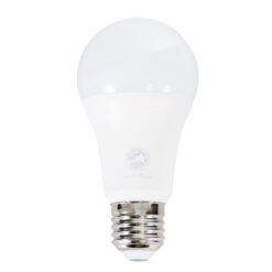 GLOBOSTAR® GLOBE 60033 Λάμπα E27 A60 LED 15W 1500lm 260° AC 220-240V IP20 Ψυχρό Λευκό 6000K - Lumileds SMD Chip - Λευκό Γαλακτερό - Μ6 x Π6 x Υ11.9cm - 3 Χρόνια Εγγύηση