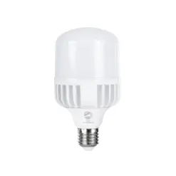 GLOBOSTAR® HIGHBAY 60060 Λάμπα E27 LED 25W 3000lm 260° AC 220-240V Αδιάβροχο IP44 Ψυχρό Λευκό 6000K - Lumileds SMD Chip - Λευκό Γαλακτερό - Μ8 x Π8 x Υ15cm - 3 Χρόνια Εγγύηση