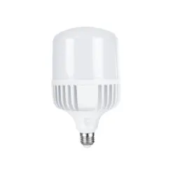 GLOBOSTAR® HIGHBAY 60065 Λάμπα E27 LED 50W 4700lm 260° AC 220-240V Αδιάβροχο IP54 Θερμό Λευκό 2700K - Lumileds SMD Chip - Λευκό Γαλακτερό - Μ12 x Π12 x Υ20cm - 3 Χρόνια Εγγύηση