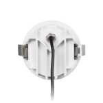 GLOBOSTAR® DUSTY 60340 Χωνευτό Downlight Σποτ LED 12W 1380lm 45° AC 220-240V Αδιάβροχο IP65 Φυσικό Λευκό 4500K – Bridgelux COB Chip & TÜV SÜD Driver – Λευκό & Μαύρο Ματ – Μ8.5 x Π8.5 x Υ7cm / Q7.2cm – 5 Χρόνια Εγγύηση