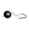 GLOBOSTAR® DUSTY 60340 Χωνευτό Downlight Σποτ LED 12W 1380lm 45° AC 220-240V Αδιάβροχο IP65 Φυσικό Λευκό 4500K – Bridgelux COB Chip & TÜV SÜD Driver – Λευκό & Μαύρο Ματ – Μ8.5 x Π8.5 x Υ7cm / Q7.2cm – 5 Χρόνια Εγγύηση