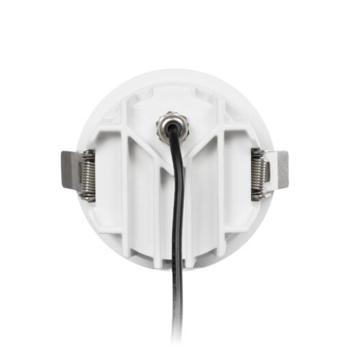 GLOBOSTAR® DUSTY 60341 Χωνευτό Downlight Σποτ LED 12W 1320lm 45° AC 220-240V Αδιάβροχο IP65 Θερμό Λευκό 2700K – Bridgelux COB Chip & TÜV SÜD Driver – Λευκό & Μαύρο Ματ – Μ8.5 x Π8.5 x Υ7cm m / Q7.2cm – 5 Χρόνια Εγγύηση