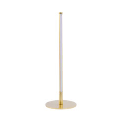 Alternative view of GLOBOSTAR® DALUMA 60469 Μοντέρνο Επιτραπέζιο Φωτιστικό LED 8W 880lm 200° AC 220-240V IP20 Ρυθμιζόμενο Λευκό CCT με On/Off 2700K/4500K/6000K - Lumileds SMD Chip - Χρυσό - Μ15 x Π15 x Υ46cm - 3 Χρόνια Εγγύηση