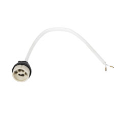 Alternative view of GloboStar® LAMPHOLDER 60499 Ντουί GU10 Πορσελάνης με 30cm VDE Καλώδιο & Anti-Fire Protection High Resistance Tube - ᐊVDEᐅ Certified - IP20 - Φ3.5 x Μ32cm - 5 Years Warranty