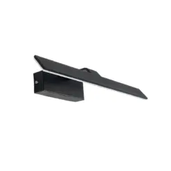 Alternative view of GLOBOSTAR® MIRROR 60514 Μοντέρνο Φωτιστικό Τοίχου - Απλίκα Καθρέπτη Μπάνιου LED 12W 1440lm 120° AC 220-240V IP54 Φυσικό Λευκό 4500K - Lumileds SMD Chip & TÜV SÜD Driver - Μαύρο Ματ - Μ42 x Π5 x Υ15cm - 2 Χρόνια Εγγύηση