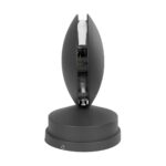 GLOBOSTAR® ZERODA 60599 Μοντέρνο Φωτιστικό Τοίχου – Απλίκα LED 9W 1080lm 3° x 360° AC 220-240V Αδιάβροχο IP65 Ψυχρό Λευκό 6000K – CREE XPE Chip & TÜV SÜD Driver – Γκρι Ανθρακί Ματ – Μ9.5 x Π11 x Υ16cm – 5 Χρόνια Εγγύηση