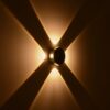 kelvo® ARKOS KLV-101-0108 Φωτιστικό Τοίχου / Απλίκα LED 8W 840lm 15° AC 220-240V Αδιάβροχο IP65 Θερμό Λευκό 2700K – CREE SMD Chip & TÜV SÜD Driver – Γκρι Ανθρακί Ματ – Μ13 x Π5.5 x Υ13cm – 5 Χρόνια Εγγύηση