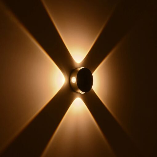 kelvo® ARKOS KLV-101-0108 Φωτιστικό Τοίχου / Απλίκα LED 8W 840lm 15° AC 220-240V Αδιάβροχο IP65 Θερμό Λευκό 2700K – CREE SMD Chip & TÜV SÜD Driver – Γκρι Ανθρακί Ματ – Μ13 x Π5.5 x Υ13cm – 5 Χρόνια Εγγύηση