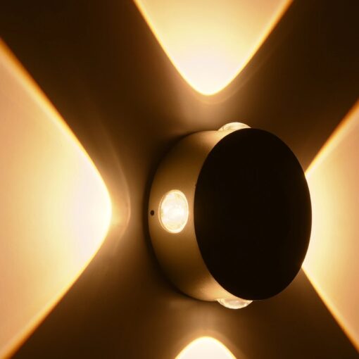 kelvo® ARKOS KLV-101-0108 Φωτιστικό Τοίχου / Απλίκα LED 8W 840lm 15° AC 220-240V Αδιάβροχο IP65 Θερμό Λευκό 2700K – CREE SMD Chip & TÜV SÜD Driver – Γκρι Ανθρακί Ματ – Μ13 x Π5.5 x Υ13cm – 5 Χρόνια Εγγύηση