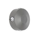 kelvo® ARKOS KLV-101-0108 Φωτιστικό Τοίχου / Απλίκα LED 8W 840lm 15° AC 220-240V Αδιάβροχο IP65 Θερμό Λευκό 2700K – CREE SMD Chip & TÜV SÜD Driver – Γκρι Ανθρακί Ματ – Μ13 x Π5.5 x Υ13cm – 5 Χρόνια Εγγύηση
