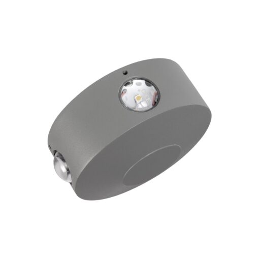 kelvo® ARKOS KLV-101-0108 Φωτιστικό Τοίχου / Απλίκα LED 8W 840lm 15° AC 220-240V Αδιάβροχο IP65 Θερμό Λευκό 2700K – CREE SMD Chip & TÜV SÜD Driver – Γκρι Ανθρακί Ματ – Μ13 x Π5.5 x Υ13cm – 5 Χρόνια Εγγύηση
