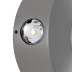 kelvo® ARKOS KLV-101-0108 Φωτιστικό Τοίχου / Απλίκα LED 8W 840lm 15° AC 220-240V Αδιάβροχο IP65 Θερμό Λευκό 2700K – CREE SMD Chip & TÜV SÜD Driver – Γκρι Ανθρακί Ματ – Μ13 x Π5.5 x Υ13cm – 5 Χρόνια Εγγύηση