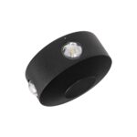 kelvo® ARKOS KLV-101-0107 Φωτιστικό Τοίχου / Απλίκα LED 8W 840lm 15° AC 220-240V Αδιάβροχο IP65 Θερμό Λευκό 2700K – CREE SMD Chip & TÜV SÜD Driver – Μαύρο Ματ – Μ13 x Π5.5 x Υ13cm – 5 Χρόνια Εγγύηση