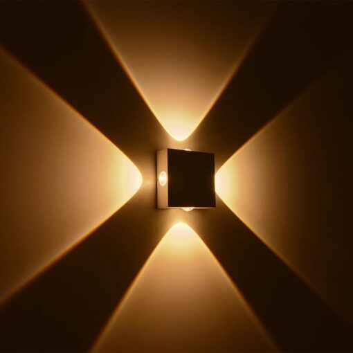 kelvo® ARKOS KLV-101-0112 Φωτιστικό Τοίχου / Απλίκα LED 8W 840lm 15° AC 220-240V Αδιάβροχο IP65 Θερμό Λευκό 2700K – CREE SMD Chip & TÜV SÜD Driver – Λευκό Ματ – Μ14 x Π5.5 x Υ14cm – 5 Χρόνια Εγγύηση