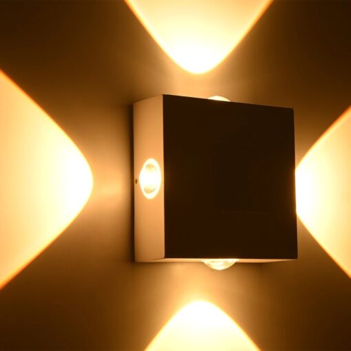 kelvo® ARKOS KLV-101-0112 Φωτιστικό Τοίχου / Απλίκα LED 8W 840lm 15° AC 220-240V Αδιάβροχο IP65 Θερμό Λευκό 2700K – CREE SMD Chip & TÜV SÜD Driver – Λευκό Ματ – Μ14 x Π5.5 x Υ14cm – 5 Χρόνια Εγγύηση