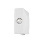 kelvo® ARKOS KLV-101-0112 Φωτιστικό Τοίχου / Απλίκα LED 8W 840lm 15° AC 220-240V Αδιάβροχο IP65 Θερμό Λευκό 2700K – CREE SMD Chip & TÜV SÜD Driver – Λευκό Ματ – Μ14 x Π5.5 x Υ14cm – 5 Χρόνια Εγγύηση