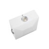 kelvo® ARKOS KLV-101-0112 Φωτιστικό Τοίχου / Απλίκα LED 8W 840lm 15° AC 220-240V Αδιάβροχο IP65 Θερμό Λευκό 2700K – CREE SMD Chip & TÜV SÜD Driver – Λευκό Ματ – Μ14 x Π5.5 x Υ14cm – 5 Χρόνια Εγγύηση