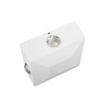 kelvo® ARKOS KLV-101-0112 Φωτιστικό Τοίχου / Απλίκα LED 8W 840lm 15° AC 220-240V Αδιάβροχο IP65 Θερμό Λευκό 2700K – CREE SMD Chip & TÜV SÜD Driver – Λευκό Ματ – Μ14 x Π5.5 x Υ14cm – 5 Χρόνια Εγγύηση