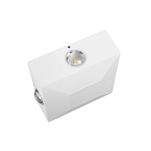 kelvo® ARKOS KLV-101-0112 Φωτιστικό Τοίχου / Απλίκα LED 8W 840lm 15° AC 220-240V Αδιάβροχο IP65 Θερμό Λευκό 2700K – CREE SMD Chip & TÜV SÜD Driver – Λευκό Ματ – Μ14 x Π5.5 x Υ14cm – 5 Χρόνια Εγγύηση