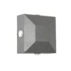 kelvo® ARKOS KLV-101-0111 Φωτιστικό Τοίχου / Απλίκα LED 8W 840lm 15° AC 220-240V Αδιάβροχο IP65 Θερμό Λευκό 2700K – CREE SMD Chip & TÜV SÜD Driver – Γκρι Ανθρακί Ματ – Μ14 x Π5.5 x Υ14cm – 5 Χρόνια Εγγύηση