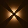 kelvo® ARKOS KLV-101-0111 Φωτιστικό Τοίχου / Απλίκα LED 8W 840lm 15° AC 220-240V Αδιάβροχο IP65 Θερμό Λευκό 2700K – CREE SMD Chip & TÜV SÜD Driver – Γκρι Ανθρακί Ματ – Μ14 x Π5.5 x Υ14cm – 5 Χρόνια Εγγύηση