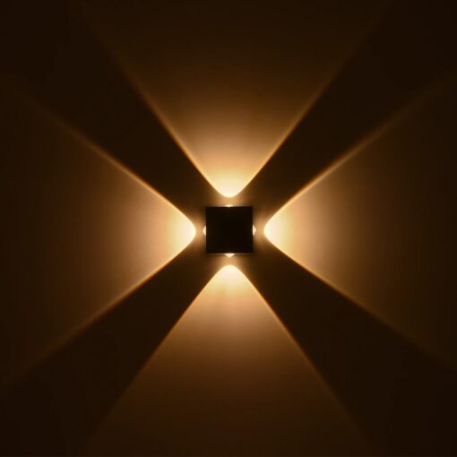 kelvo® ARKOS KLV-101-0111 Φωτιστικό Τοίχου / Απλίκα LED 8W 840lm 15° AC 220-240V Αδιάβροχο IP65 Θερμό Λευκό 2700K – CREE SMD Chip & TÜV SÜD Driver – Γκρι Ανθρακί Ματ – Μ14 x Π5.5 x Υ14cm – 5 Χρόνια Εγγύηση