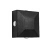 kelvo® ARKOS KLV-101-0110 Φωτιστικό Τοίχου / Απλίκα LED 8W 840lm 15° AC 220-240V Αδιάβροχο IP65 Θερμό Λευκό 2700K – CREE SMD Chip & TÜV SÜD Driver – Μαύρο Ματ – Μ14 x Π5.5 x Υ14cm – 5 Χρόνια Εγγύηση