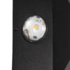 kelvo® ARKOS KLV-101-0110 Φωτιστικό Τοίχου / Απλίκα LED 8W 840lm 15° AC 220-240V Αδιάβροχο IP65 Θερμό Λευκό 2700K – CREE SMD Chip & TÜV SÜD Driver – Μαύρο Ματ – Μ14 x Π5.5 x Υ14cm – 5 Χρόνια Εγγύηση