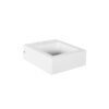 kelvo® AURA KLV-101-0118 Φωτιστικό Τοίχου / Απλίκα LED 7W 875lm 45° AC 220-240V Αδιάβροχο IP65 Θερμό Λευκό 2700K – Bridgelux COB Chip & TÜV SÜD Driver – Λευκό Ματ – Μ13 x Π15 x Υ4.5cm – 5 Χρόνια Εγγύηση