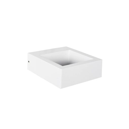kelvo® AURA KLV-101-0118 Φωτιστικό Τοίχου / Απλίκα LED 7W 875lm 45° AC 220-240V Αδιάβροχο IP65 Θερμό Λευκό 2700K – Bridgelux COB Chip & TÜV SÜD Driver – Λευκό Ματ – Μ13 x Π15 x Υ4.5cm – 5 Χρόνια Εγγύηση