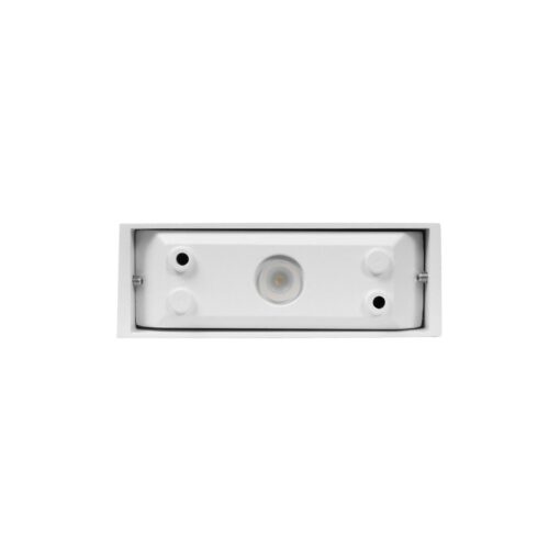 kelvo® AURA KLV-101-0118 Φωτιστικό Τοίχου / Απλίκα LED 7W 875lm 45° AC 220-240V Αδιάβροχο IP65 Θερμό Λευκό 2700K – Bridgelux COB Chip & TÜV SÜD Driver – Λευκό Ματ – Μ13 x Π15 x Υ4.5cm – 5 Χρόνια Εγγύηση