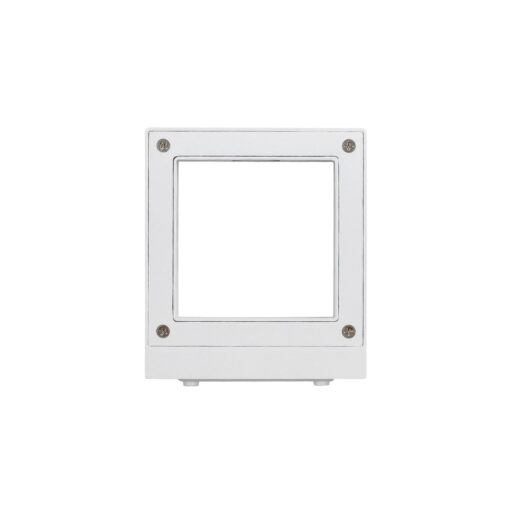 kelvo® AURA KLV-101-0118 Φωτιστικό Τοίχου / Απλίκα LED 7W 875lm 45° AC 220-240V Αδιάβροχο IP65 Θερμό Λευκό 2700K – Bridgelux COB Chip & TÜV SÜD Driver – Λευκό Ματ – Μ13 x Π15 x Υ4.5cm – 5 Χρόνια Εγγύηση