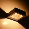 kelvo® AURA KLV-101-0117 Φωτιστικό Τοίχου / Απλίκα LED 7W 875lm 45° AC 220-240V Αδιάβροχο IP65 Θερμό Λευκό 2700K – Bridgelux COB Chip & TÜV SÜD Driver – Γκρι Ανθρακί Ματ – Μ13 x Π15 x Υ4.5cm – 5 Χρόνια Εγγύηση