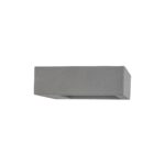 kelvo® AURA KLV-101-0117 Φωτιστικό Τοίχου / Απλίκα LED 7W 875lm 45° AC 220-240V Αδιάβροχο IP65 Θερμό Λευκό 2700K – Bridgelux COB Chip & TÜV SÜD Driver – Γκρι Ανθρακί Ματ – Μ13 x Π15 x Υ4.5cm – 5 Χρόνια Εγγύηση