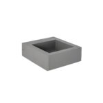kelvo® AURA KLV-101-0117 Φωτιστικό Τοίχου / Απλίκα LED 7W 875lm 45° AC 220-240V Αδιάβροχο IP65 Θερμό Λευκό 2700K – Bridgelux COB Chip & TÜV SÜD Driver – Γκρι Ανθρακί Ματ – Μ13 x Π15 x Υ4.5cm – 5 Χρόνια Εγγύηση