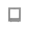 kelvo® AURA KLV-101-0117 Φωτιστικό Τοίχου / Απλίκα LED 7W 875lm 45° AC 220-240V Αδιάβροχο IP65 Θερμό Λευκό 2700K – Bridgelux COB Chip & TÜV SÜD Driver – Γκρι Ανθρακί Ματ – Μ13 x Π15 x Υ4.5cm – 5 Χρόνια Εγγύηση