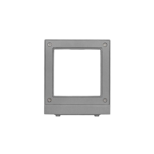 kelvo® AURA KLV-101-0117 Φωτιστικό Τοίχου / Απλίκα LED 7W 875lm 45° AC 220-240V Αδιάβροχο IP65 Θερμό Λευκό 2700K – Bridgelux COB Chip & TÜV SÜD Driver – Γκρι Ανθρακί Ματ – Μ13 x Π15 x Υ4.5cm – 5 Χρόνια Εγγύηση