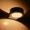 kelvo® AURA KLV-101-0115 Φωτιστικό Τοίχου / Απλίκα LED 7W 875lm 45° AC 220-240V Αδιάβροχο IP65 Θερμό Λευκό 2700K – Bridgelux COB Chip & TÜV SÜD Driver – Λευκό Ματ – Μ15 x Π13 x Υ4.5cm – 5 Χρόνια Εγγύηση