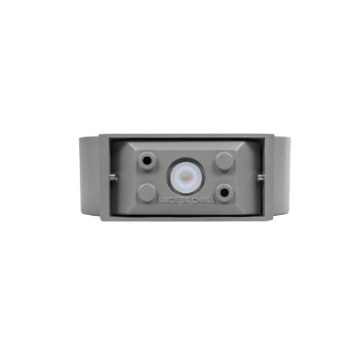 kelvo® AURA KLV-101-0114 Φωτιστικό Τοίχου / Απλίκα LED 7W 875lm 45° AC 220-240V Αδιάβροχο IP65 Θερμό Λευκό 2700K – Bridgelux COB Chip & TÜV SÜD Driver – Γκρι Ανθρακί Ματ – Μ15 x Π13 x Υ4.5cm – 5 Χρόνια Εγγύηση