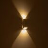 kelvo® FLUX KLV-101-0121 Φωτιστικό Τοίχου / Απλίκα LED 6W 750lm 30° AC 220-240V Αδιάβροχο IP65 Θερμό Λευκό 2700K – Bridgelux COB Chip & TÜV SÜD Driver – Λευκό Ματ – Μ5 x Π8.5 x Υ17cm – 5 Χρόνια Εγγύηση