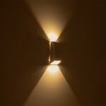 kelvo® FLUX KLV-101-0121 Φωτιστικό Τοίχου / Απλίκα LED 6W 750lm 30° AC 220-240V Αδιάβροχο IP65 Θερμό Λευκό 2700K – Bridgelux COB Chip & TÜV SÜD Driver – Λευκό Ματ – Μ5 x Π8.5 x Υ17cm – 5 Χρόνια Εγγύηση