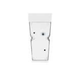 kelvo® FLUX KLV-101-0121 Φωτιστικό Τοίχου / Απλίκα LED 6W 750lm 30° AC 220-240V Αδιάβροχο IP65 Θερμό Λευκό 2700K – Bridgelux COB Chip & TÜV SÜD Driver – Λευκό Ματ – Μ5 x Π8.5 x Υ17cm – 5 Χρόνια Εγγύηση