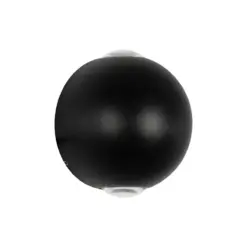GLOBOSTAR® VEGA 60672 Μοντέρνο Φωτιστικό Τοίχου - Απλίκα LED 6W 750lm 30° AC 220-240V Αδιάβροχο IP65 Θερμό Λευκό 2700K - Bridgelux COB Chip & TÜV SÜD Driver - Μαύρο Ματ - Μ10 x Π7.5 x Υ10cm - 5 Χρόνια Εγγύηση