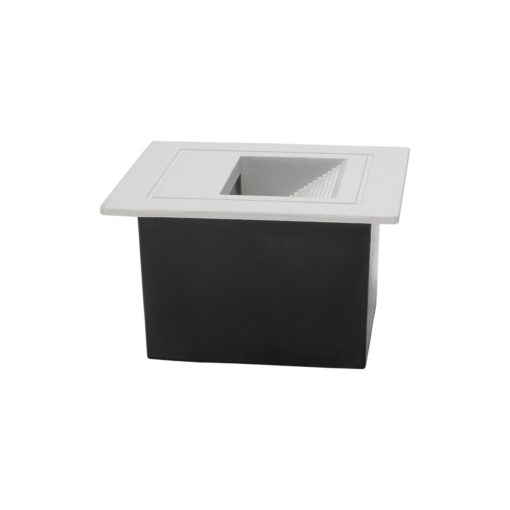 kelvo® STEPART KLV-101-0079 Χωνευτό Φωτιστικό Σκαλοπατιού / Διαδρόμου LED 3W 375lm 45° AC 220-240V Αδιάβροχο IP65 Θερμό Λευκό 2700K – Lumileds SMD Chip & TÜV SÜD Driver – Λευκό Ματ – Μ8.5 x Π5 x Υ8.5cm / Q6.7 x 6.7cm – 5 Χρόνια Εγγύηση