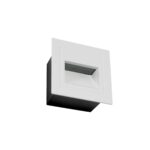 kelvo® STEPART KLV-101-0079 Χωνευτό Φωτιστικό Σκαλοπατιού / Διαδρόμου LED 3W 375lm 45° AC 220-240V Αδιάβροχο IP65 Θερμό Λευκό 2700K – Lumileds SMD Chip & TÜV SÜD Driver – Λευκό Ματ – Μ8.5 x Π5 x Υ8.5cm / Q6.7 x 6.7cm – 5 Χρόνια Εγγύηση