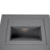 kelvo® STEPART KLV-101-0078 Χωνευτό Φωτιστικό Σκαλοπατιού / Διαδρόμου LED 3W 375lm 45° AC 220-240V Αδιάβροχο IP65 Θερμό Λευκό 2700K – Lumileds SMD Chip & TÜV SÜD Driver – Γκρι Ανθρακί Ματ – Μ8.5 x Π5 x Υ8.5cm / Q6.7 x 6.7cm – 5 Χρόνια Εγγύηση