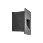 kelvo® STEPART KLV-101-0078 Χωνευτό Φωτιστικό Σκαλοπατιού / Διαδρόμου LED 3W 375lm 45° AC 220-240V Αδιάβροχο IP65 Θερμό Λευκό 2700K – Lumileds SMD Chip & TÜV SÜD Driver – Γκρι Ανθρακί Ματ – Μ8.5 x Π5 x Υ8.5cm / Q6.7 x 6.7cm – 5 Χρόνια Εγγύηση